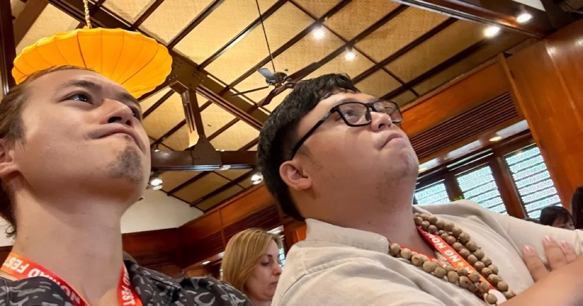 Cris Vinson and Freeman Fung together at Vietnam Nomad Fest 2026